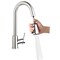 Keeney Mfg Single Handle Pull-Down Kitchen Faucet, Polished Chrome, Flow Rate: 2.2 GPM URB78CCP - alternate 7